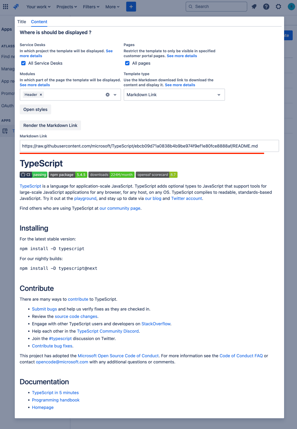 Markdown link example.
