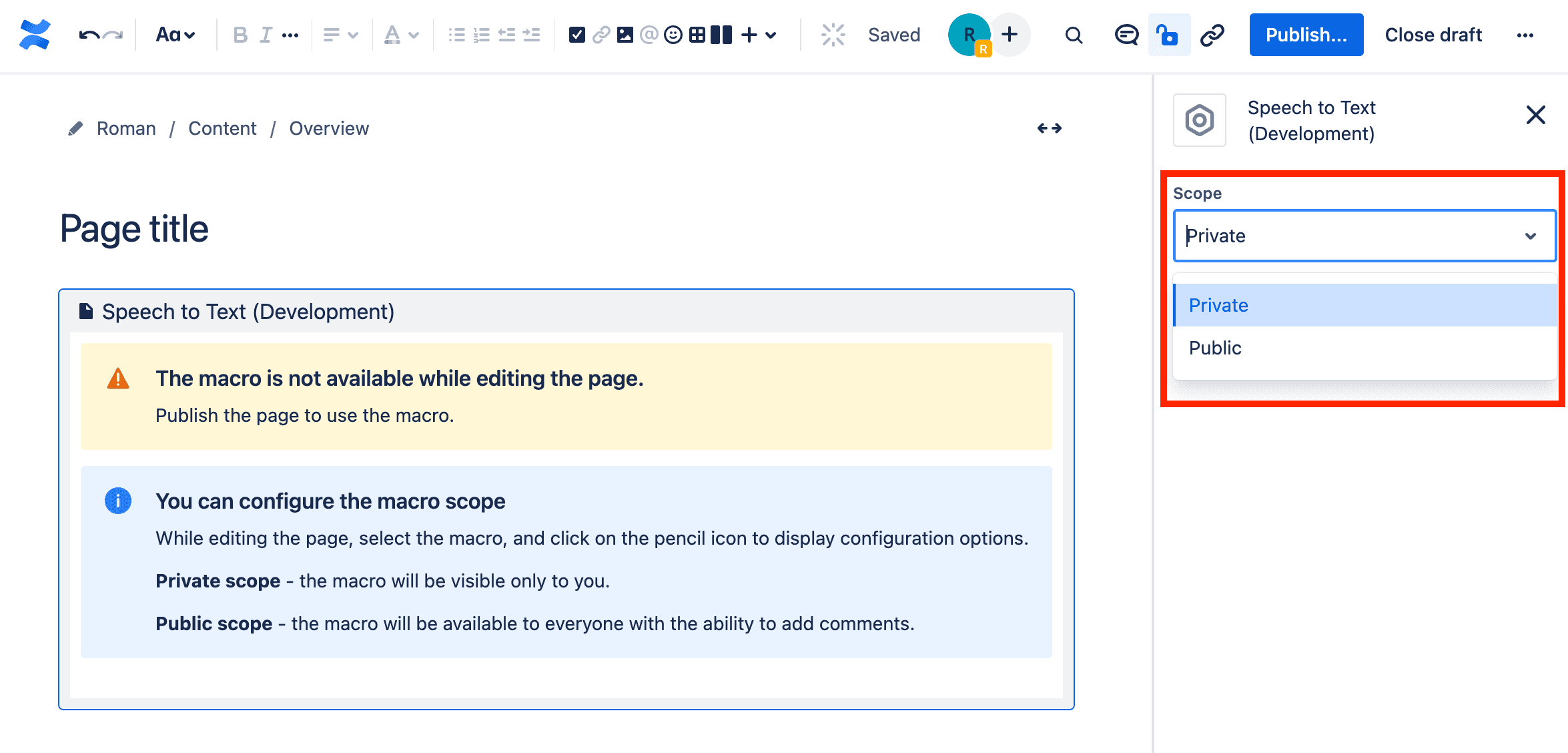 Settings plugin.
