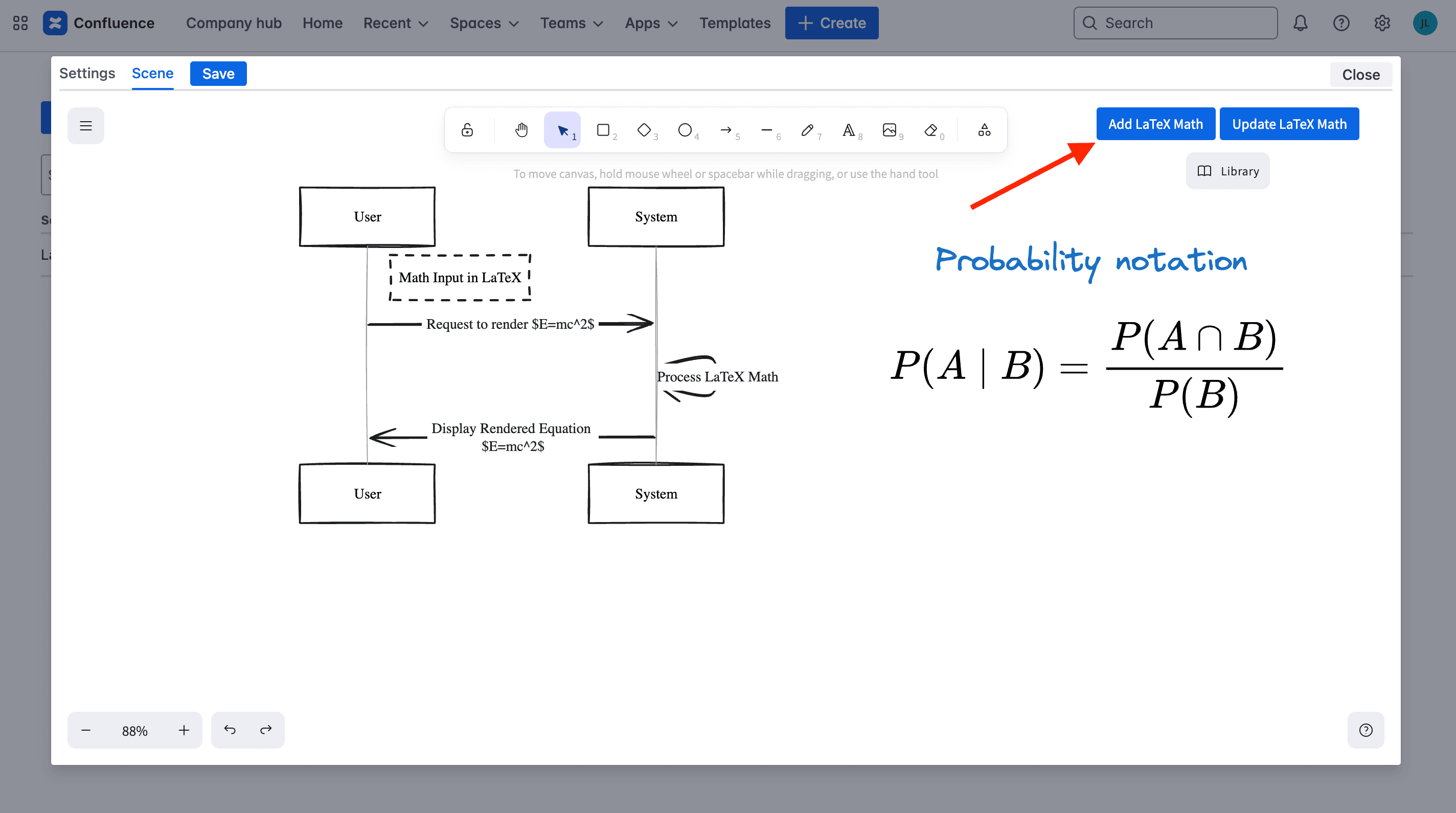 Create a scene view.