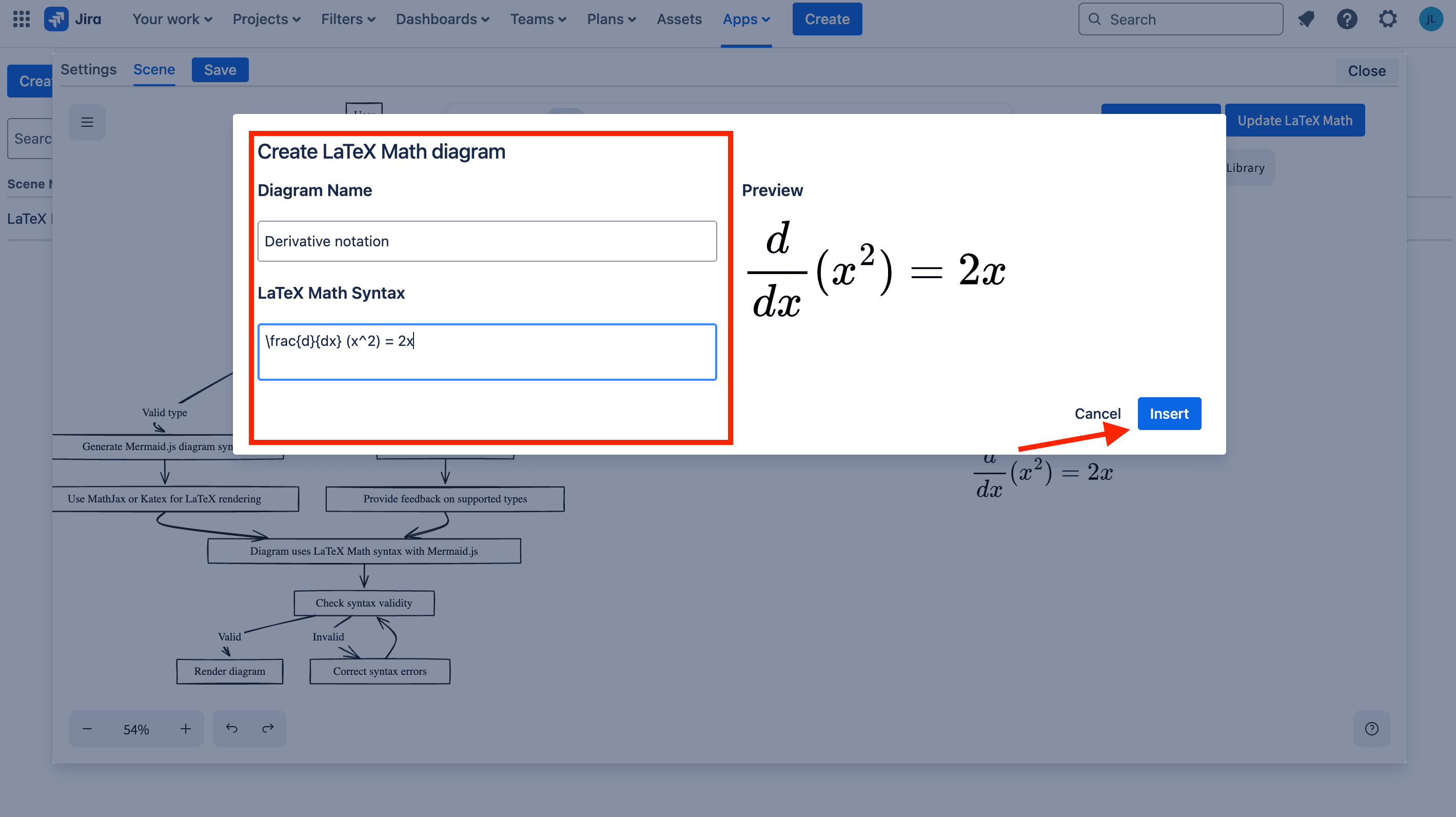 Add a LaTeX Math.