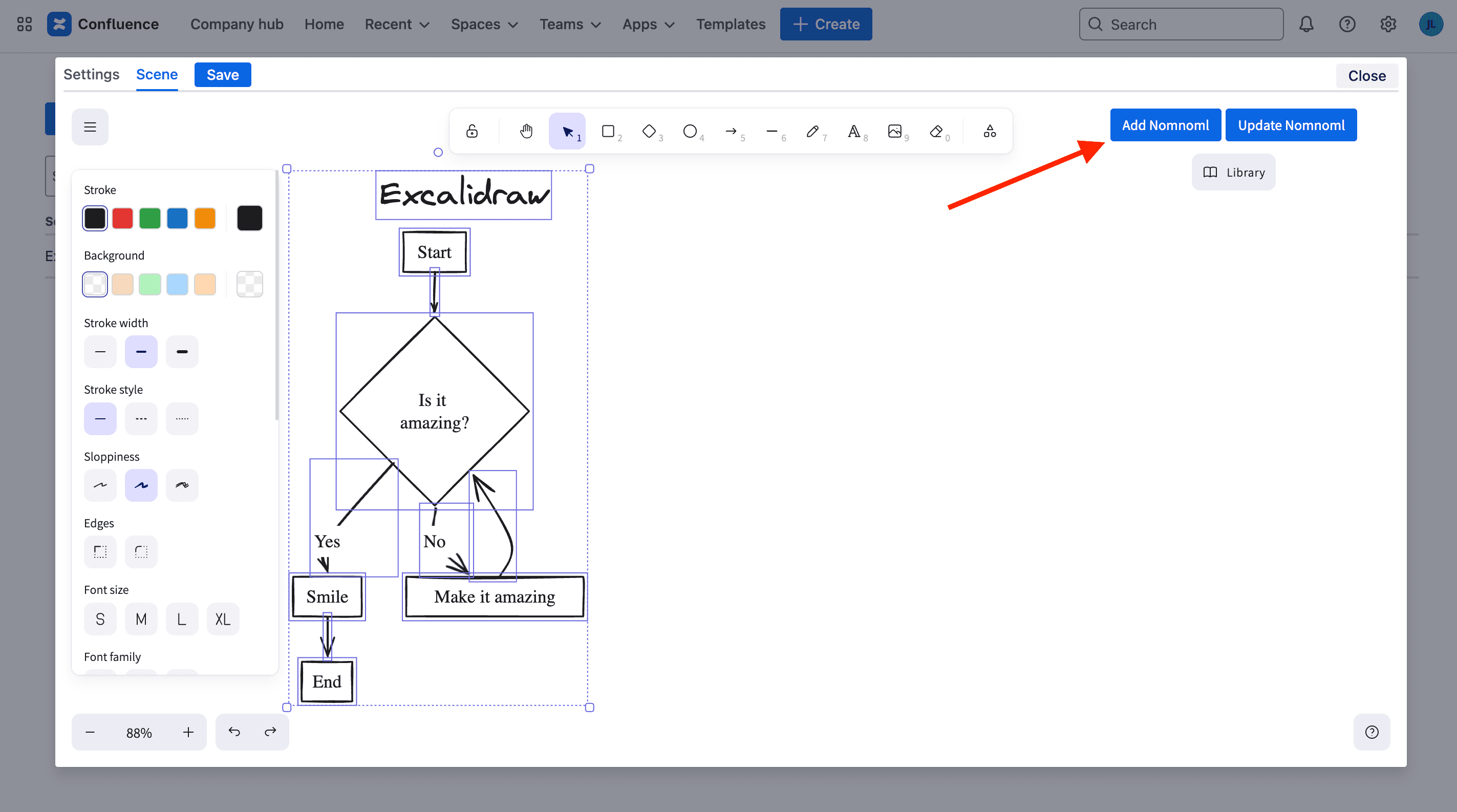 Create a scene view.
