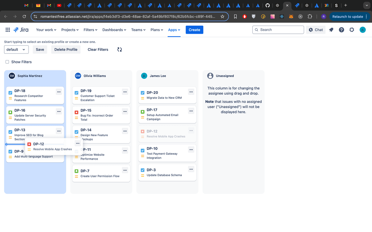 Workload and Capacity Manager for Jira