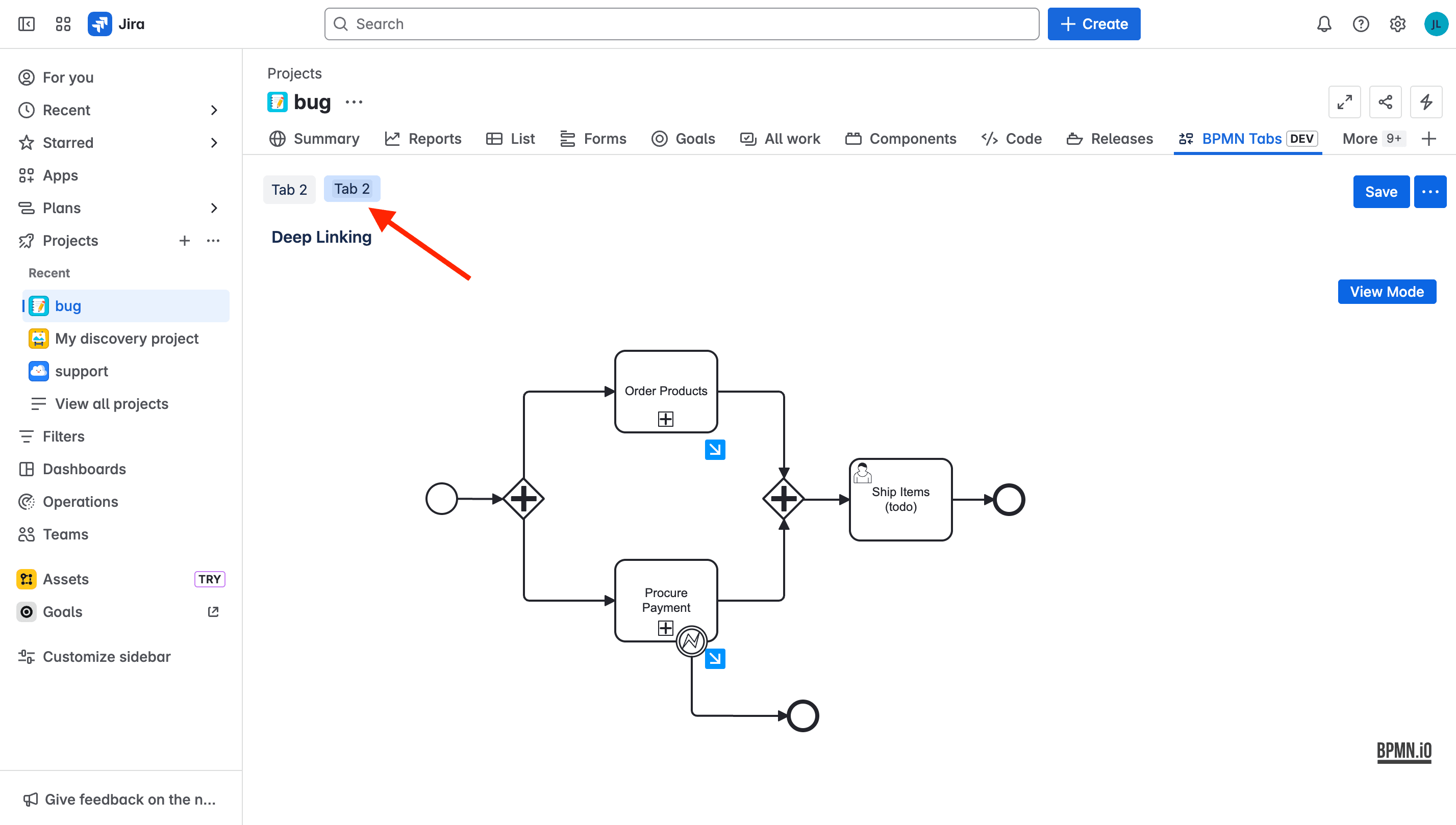 Rename a tab - open editor