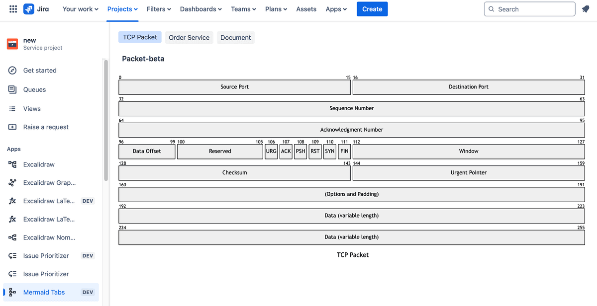 Tabs & Mermaid for Jira