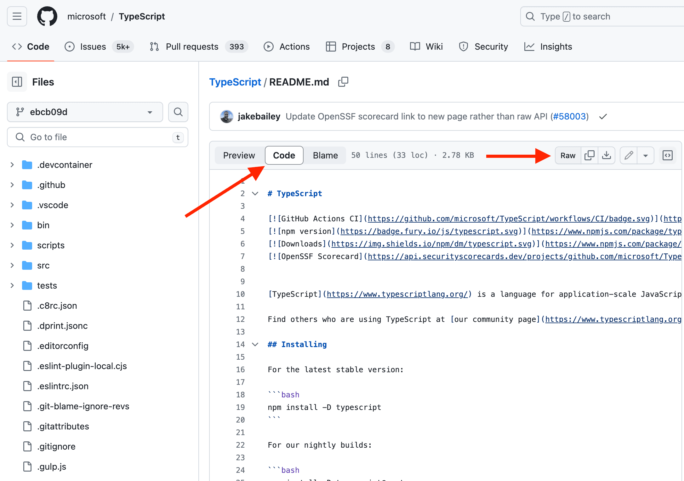 Generate github markdown link.